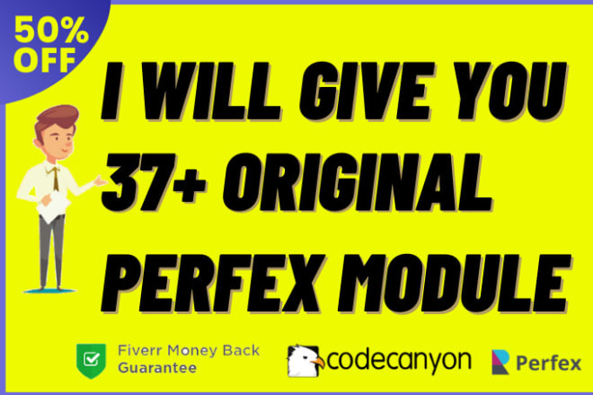 I will give you perfex crm modules original in 1 hour