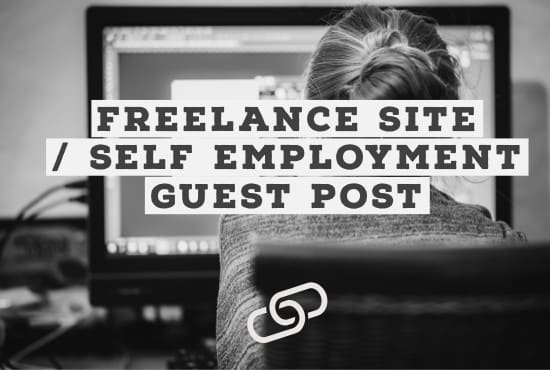 I will guest post on my freelance blog