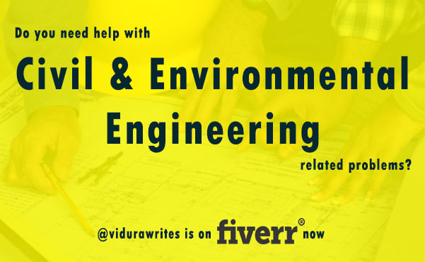 I will help you with civil engineering problems and writings