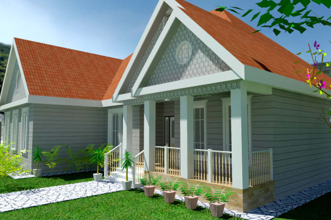 I will make 3d model of the house