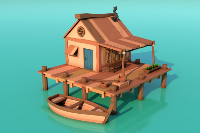 I will make any low poly model for your game