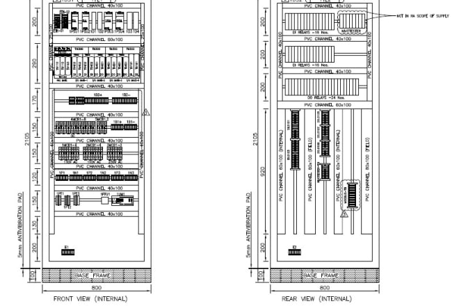 I will make autocad drafting of any drives, plc or electrical panel