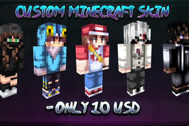 I will make custom minecraft skins