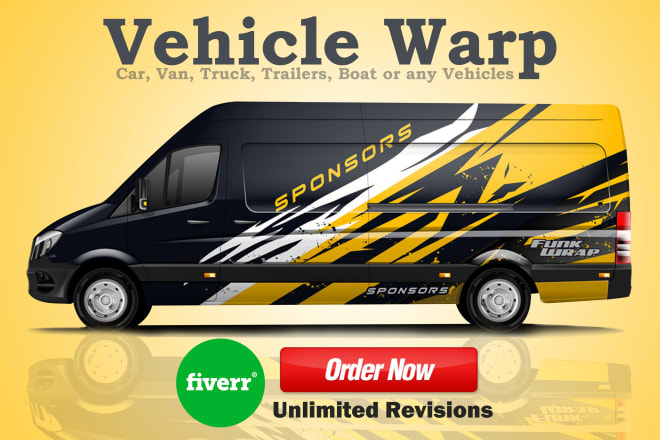 I will make premium car, van, truck, vehicle wrap design