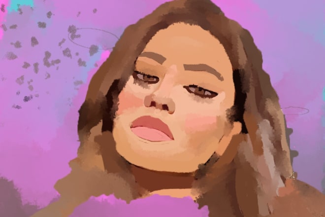 I will paint a unique digital portrait from your photo