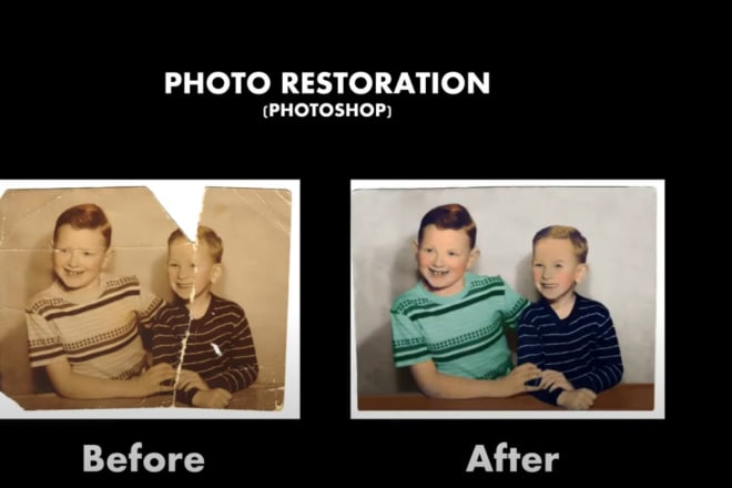 I will photo restoration of your old photos