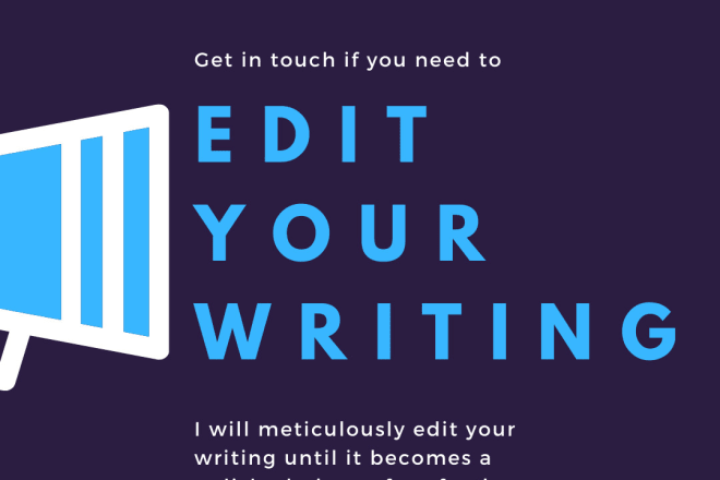 I will professionally line edit your non fiction writing