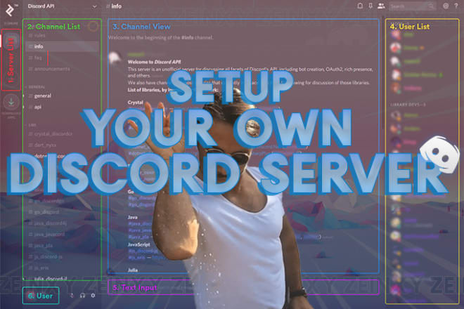 I will professionally setup a discord server within 24hrs