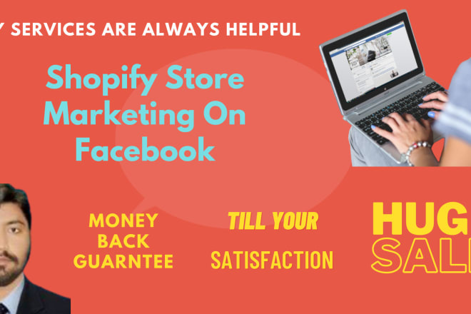 I will promote shopify store on facebook