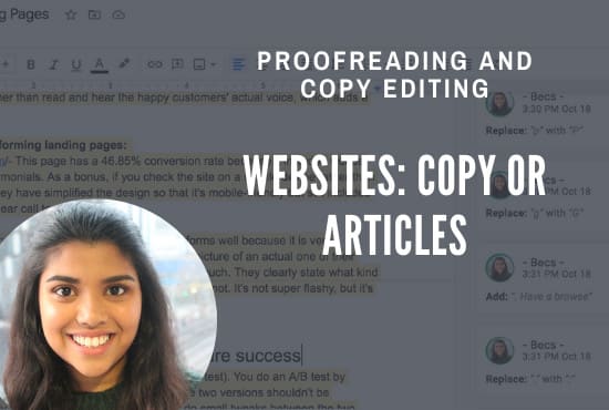 I will proofread and edit your web and blog content