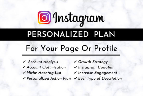 I will provide an istagram personalized action plan and report