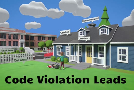 I will provide code violation leads throughout USA