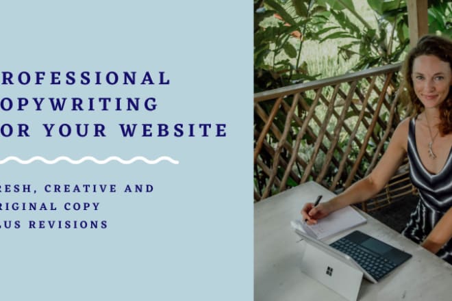 I will provide professional copywriting for your website
