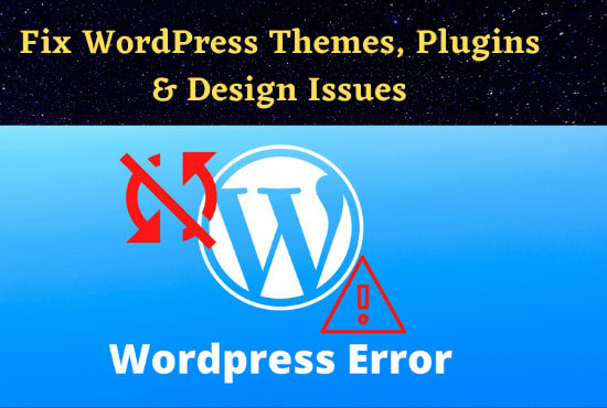 I will provide solution for your all word press website issues