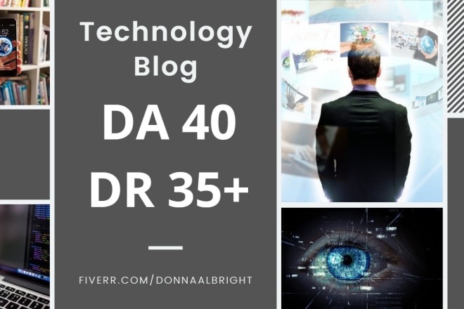 I will publish a guest post on technology blog da 40