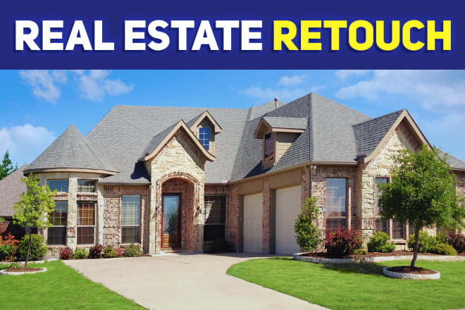 I will retouch real estate photo in high quality