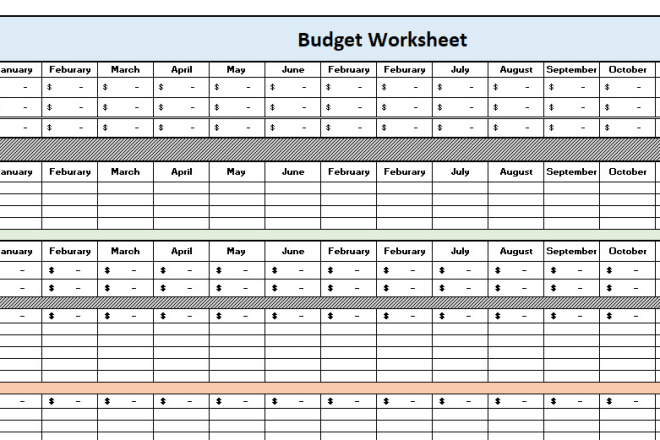 I will send a formatted personal finance budget excel spreadsheet