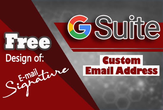 I will set up google gsuite custom email address