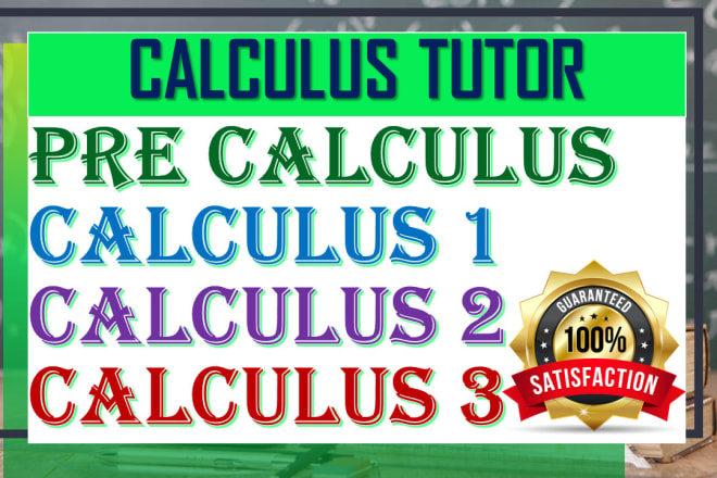 I will teach calculus 1, calculus 2, calculus 3 and online course