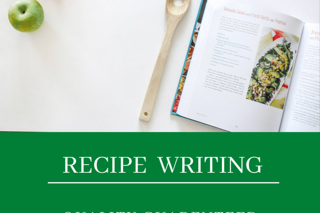 I will write a professional recipe for your food blog