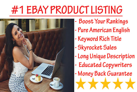I will write best ebay product listing with title and description