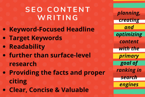 I will write expertly expressive SEO friendly content for you