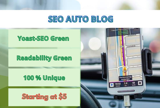 I will write yoast SEO approved auto blogging posts