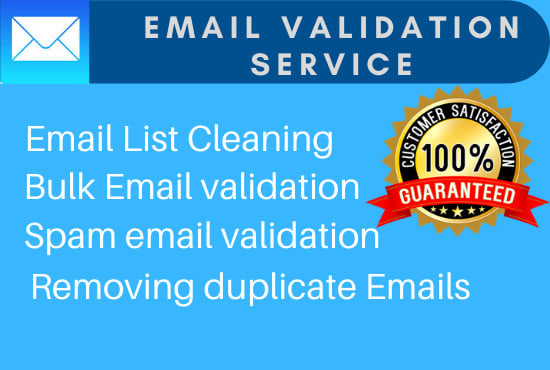 I will 24hr email verification validation and list cleaning