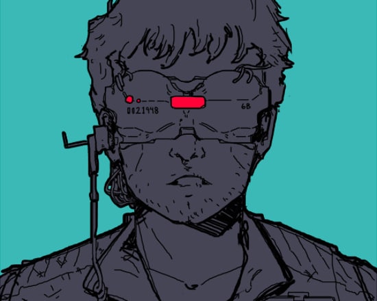 I will a make a cyberpunk illustration