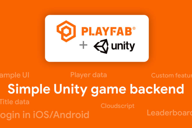 I will add online features to your unity game using playfab