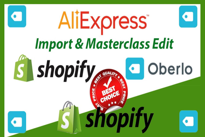 I will add products in shopify or wordpress by oberlo or manually