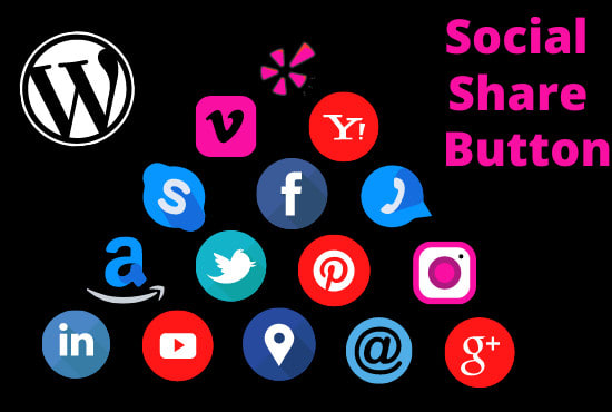 I will add social share animated buttons or subscribe button on your wordpress website