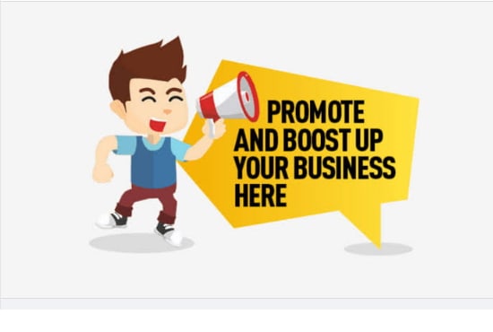 I will advertise, promote, share your business on social media