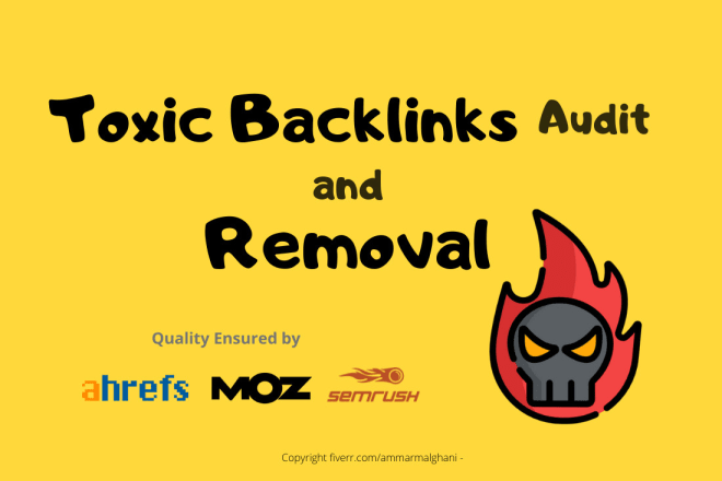 I will audit toxic links, disavow spam backlinks