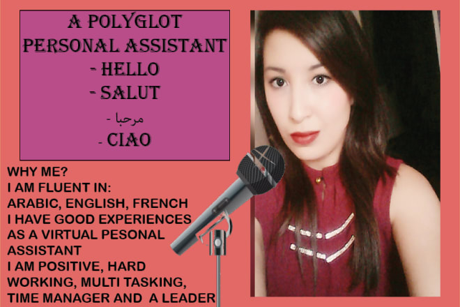 I will be your polyglot personal assistant