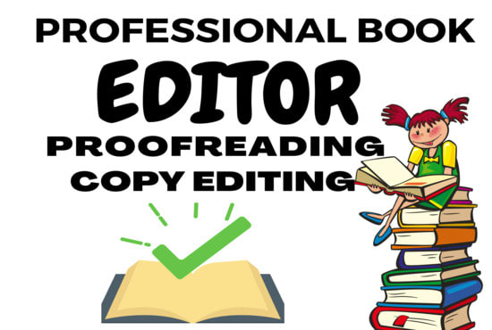 I will be your professional book editor and copyeditor