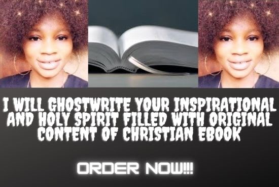 I will be your professional christian ebook ghost writer and editor