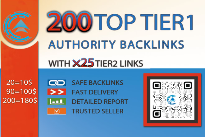 I will boost website ranking with high authority backlinks with second tier links
