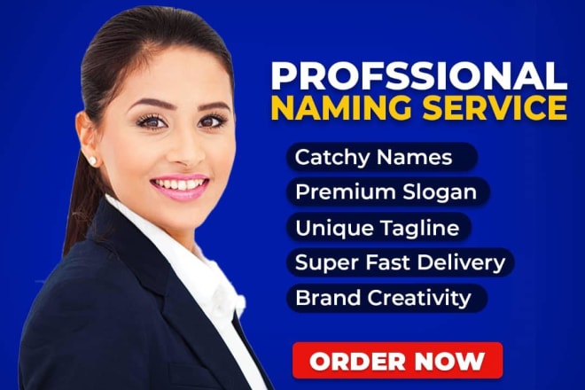 I will brainstorm catchy and memorable business name ideas, company name and brand name