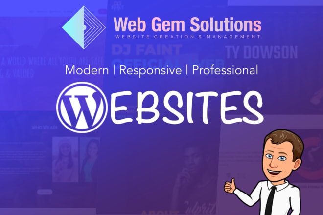 I will build a business website with wordpress