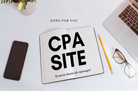 I will build a CPA website for you
