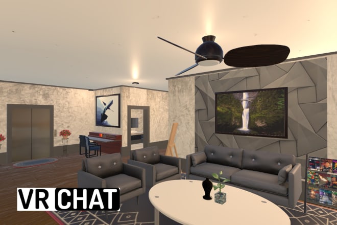 I will build a detailed and realistic vrchat world for you