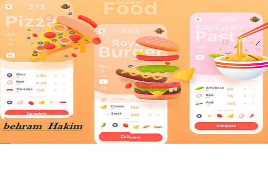 I will build a food delivery app, grocery delivery app, online ordering app and website