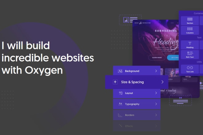 I will build a professional wordpress website with oxygen