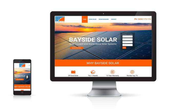 I will build a solar website with autopilot solar lead generation