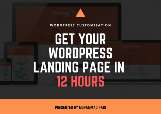 I will build a wordpress landing or home page with elementor, wpbakery or themify