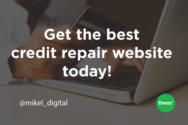 I will build credit repair website with lead generation functions