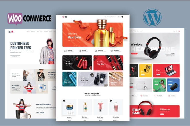 I will build ecommerce website with wordpress woocommerce