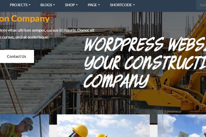 I will build premium website for your construction company