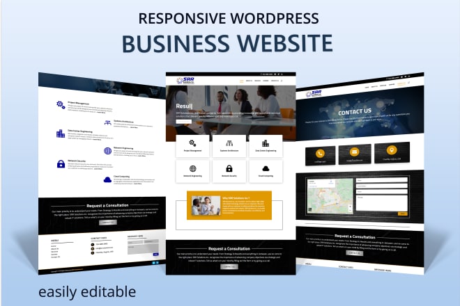 I will build responsive website for business, blog and UI UX design